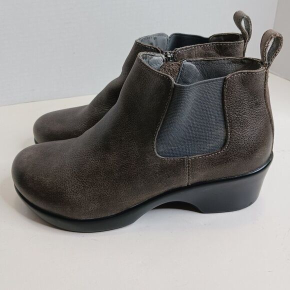Alegria Shoes - Alegria Chelsea Gray Leather Women's 38 US size 8M Boot